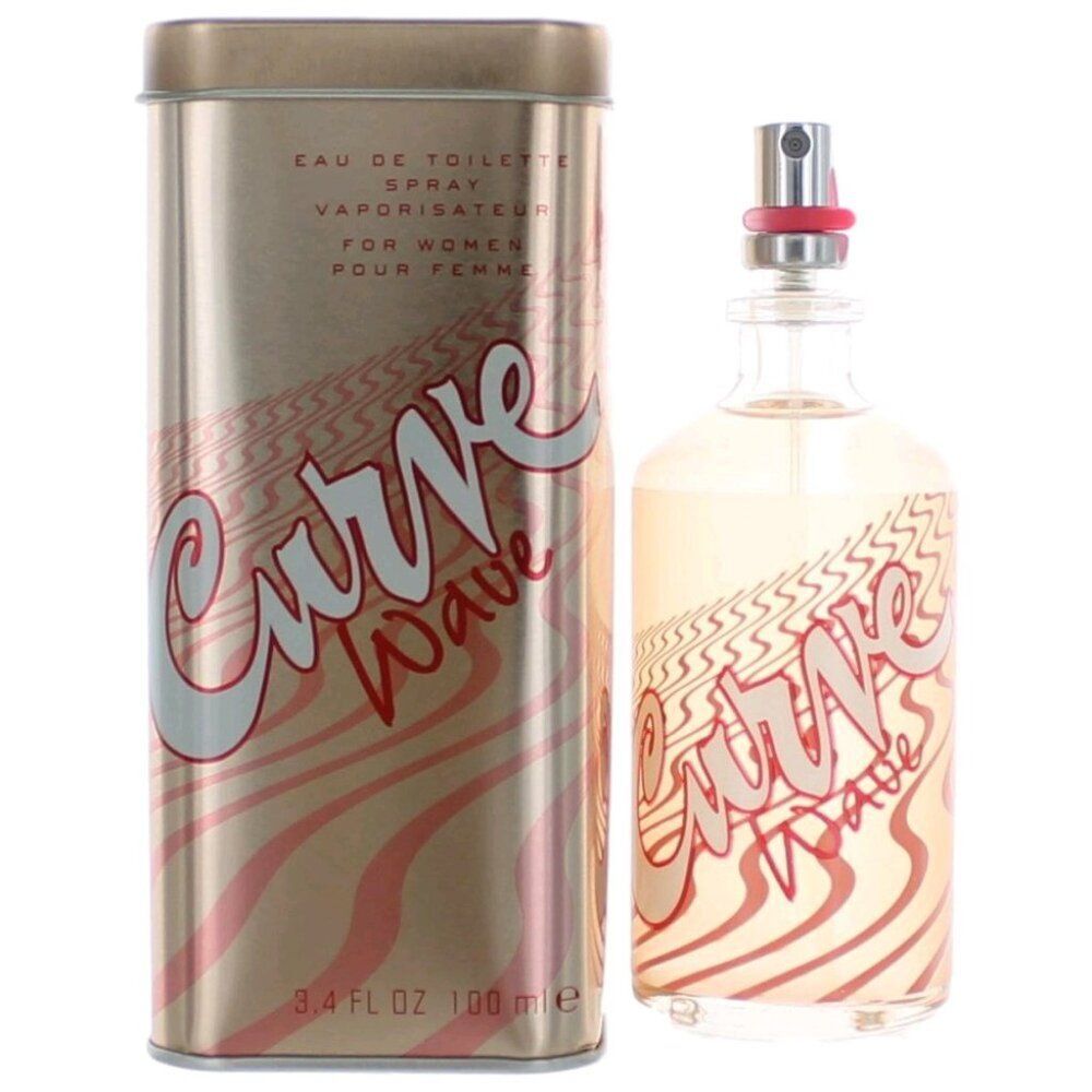 Curve Wave by Liz Claiborne, 3.4 oz EDT Spray for Women GIFT NIB